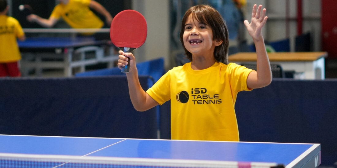 An academy to learn table tennis for kids in dubai sports city