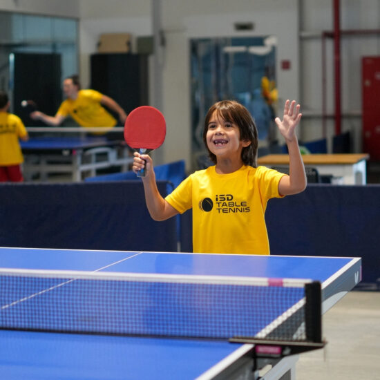 An academy to learn table tennis for kids in dubai sports city