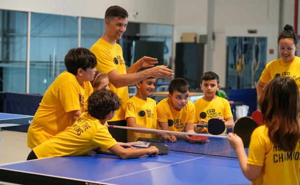 table tennis for kids at ISD Table Tennis academy in dubai sports city