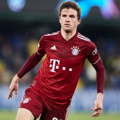 Bayern Munich Player Thomas Muller Watch live streaming of football matches at Kickers Sports Bar Dubai Sports City