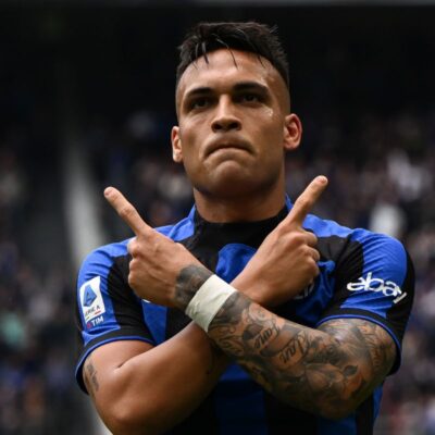 Inter Milan Player lautaro martinez - Watch live streaming of football matches in Kickers Sports Bar Dubai Sports City