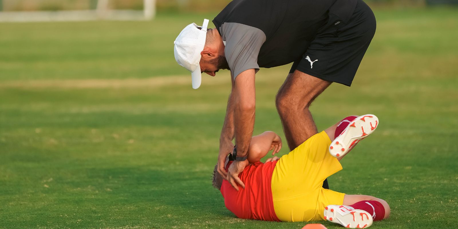 Our football coaches were more than excited to see their players on the pitch again