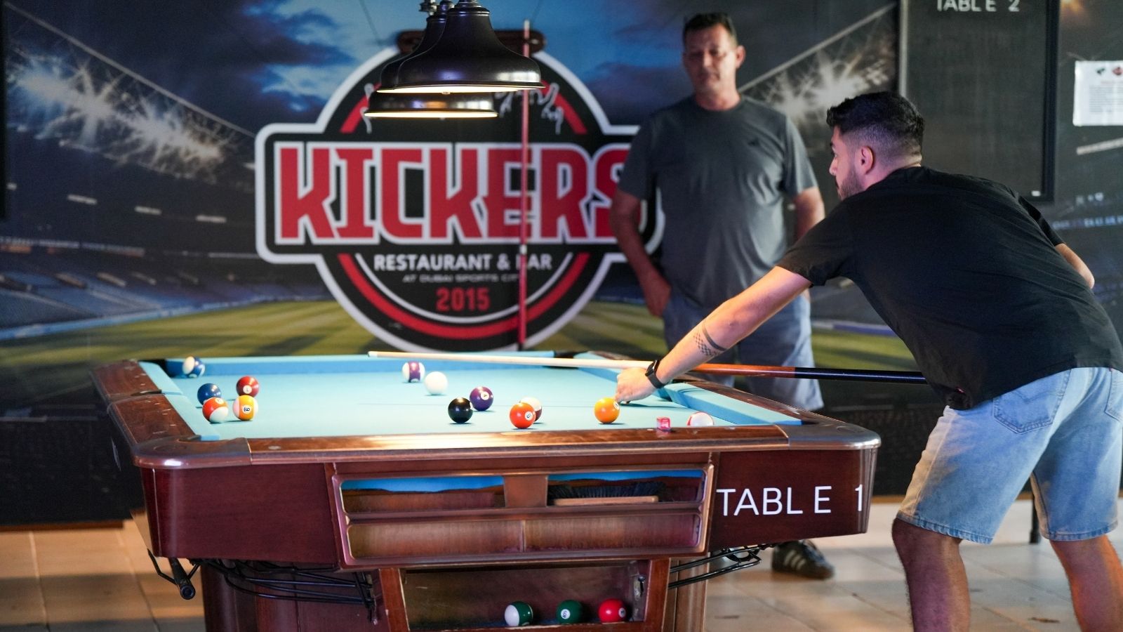 Pool Tournament at Kickers Sports Bar Dubai Sports City