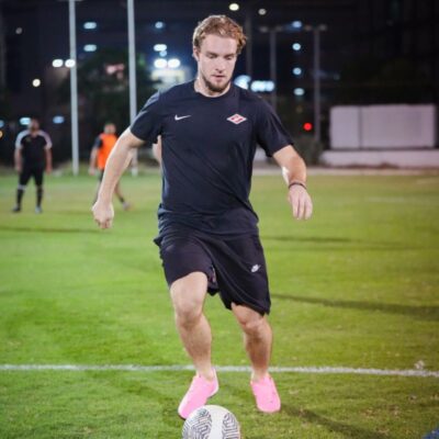 Week 5 of the corporate football league underway at ISD Football in Dubai Sports City