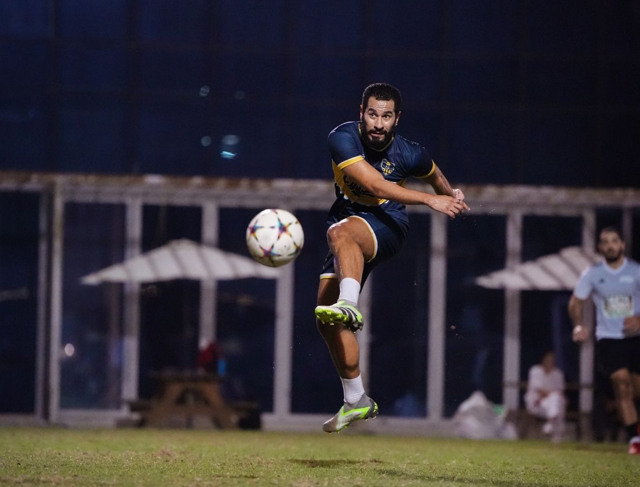 Week 5 of the corporate football league underway at ISD Football in Dubai Sports City