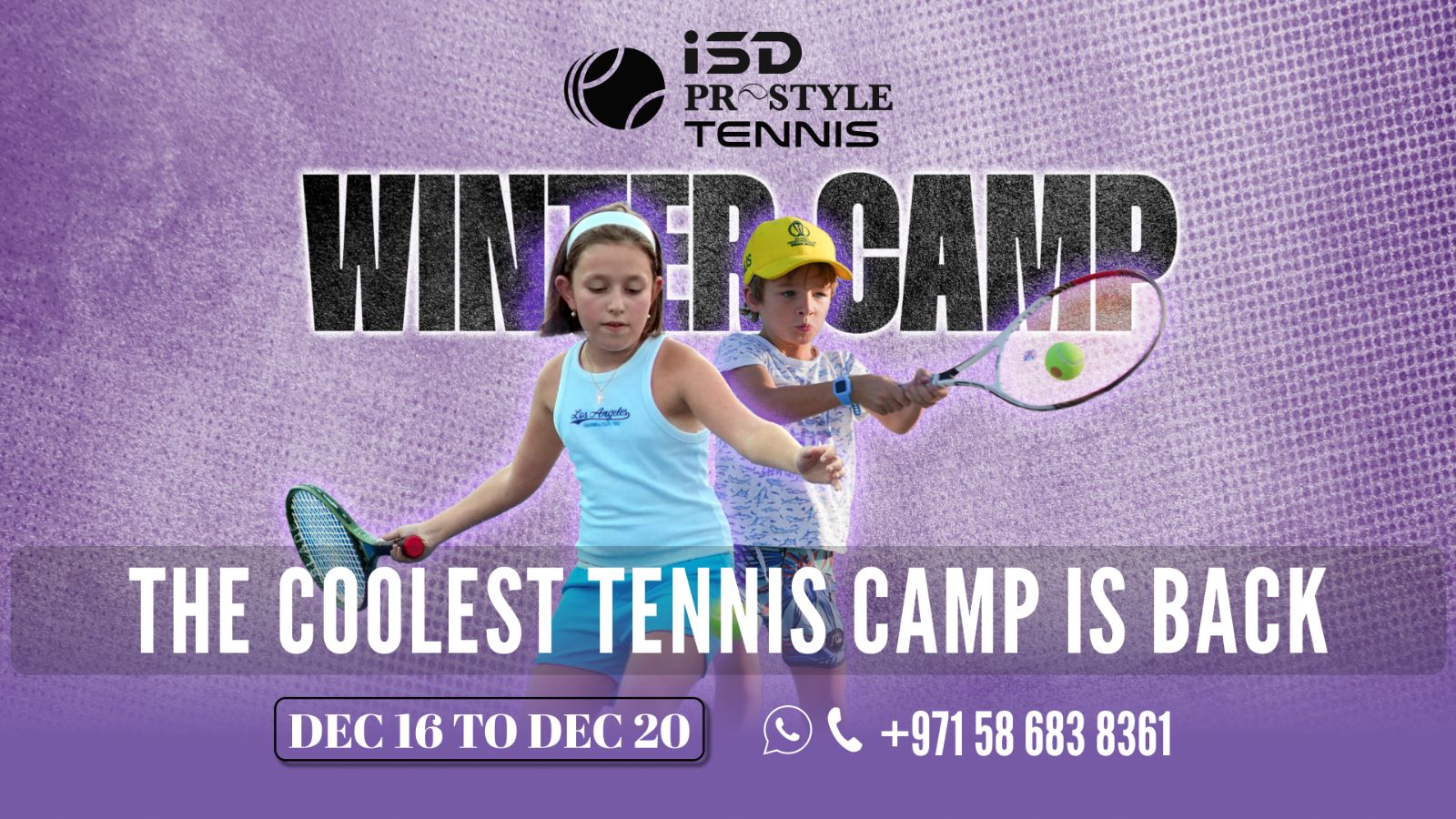 Tennis Winter Camp at ISD Dubai Sports City