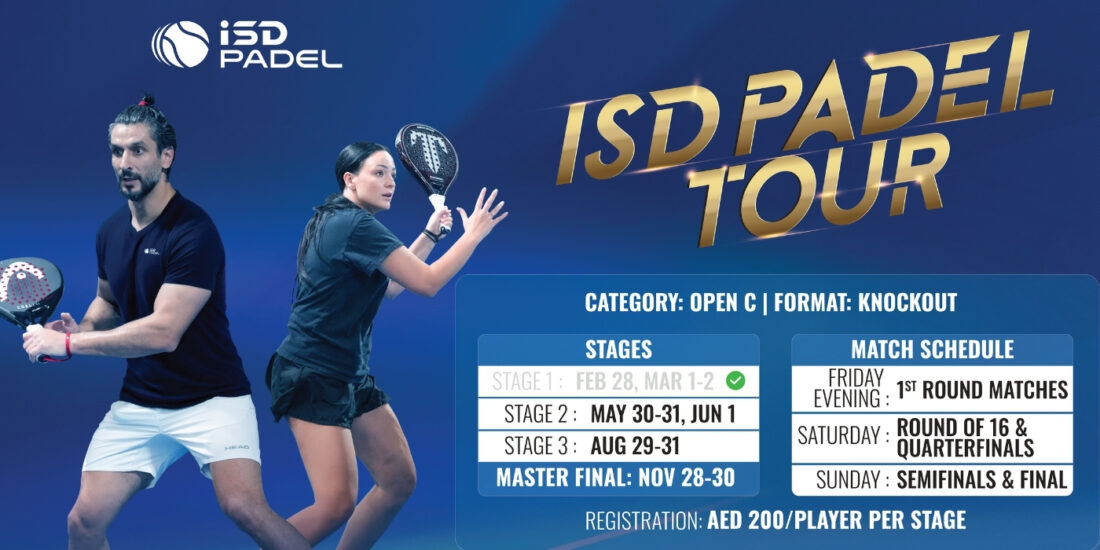 ISD Padel Tour Cup at ISD Padel Stage #2 in Dubai Sports City