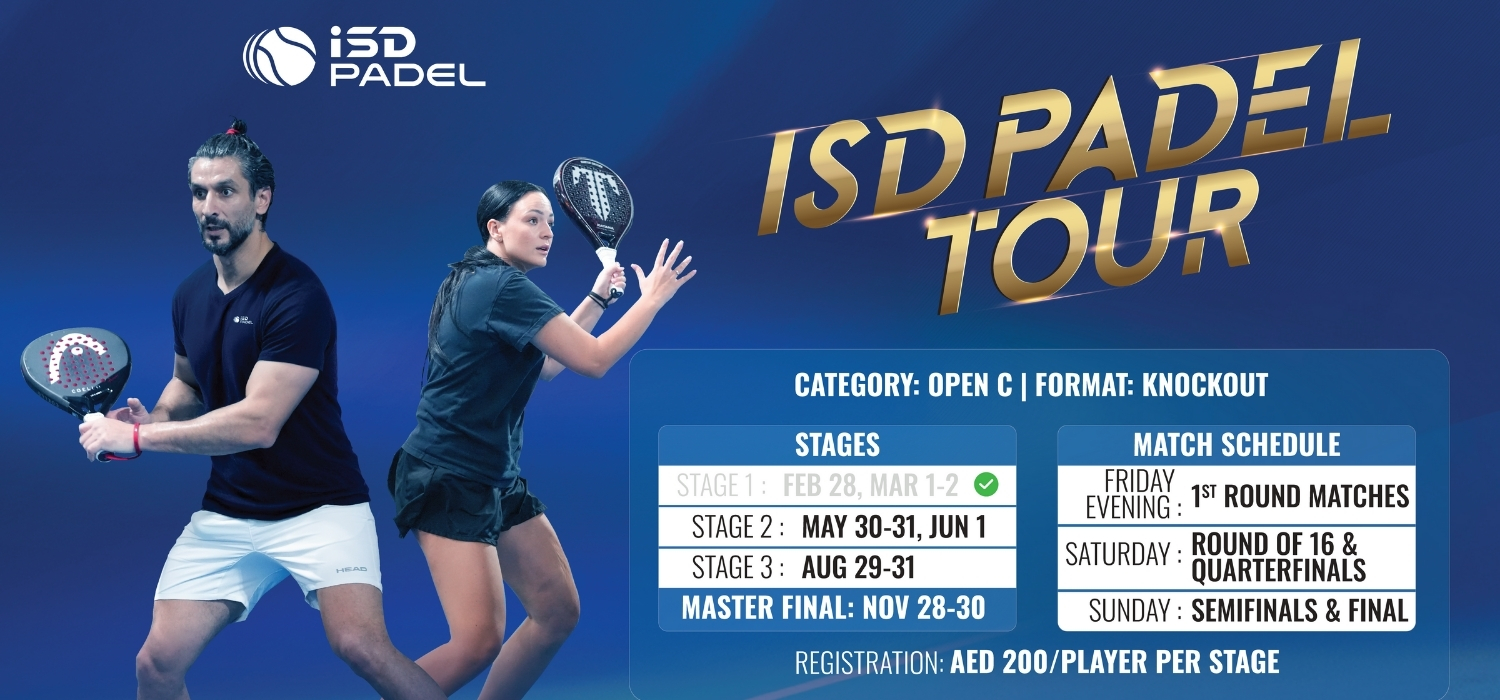 ISD Padel Tour Cup at ISD Padel Stage #2 in Dubai Sports City